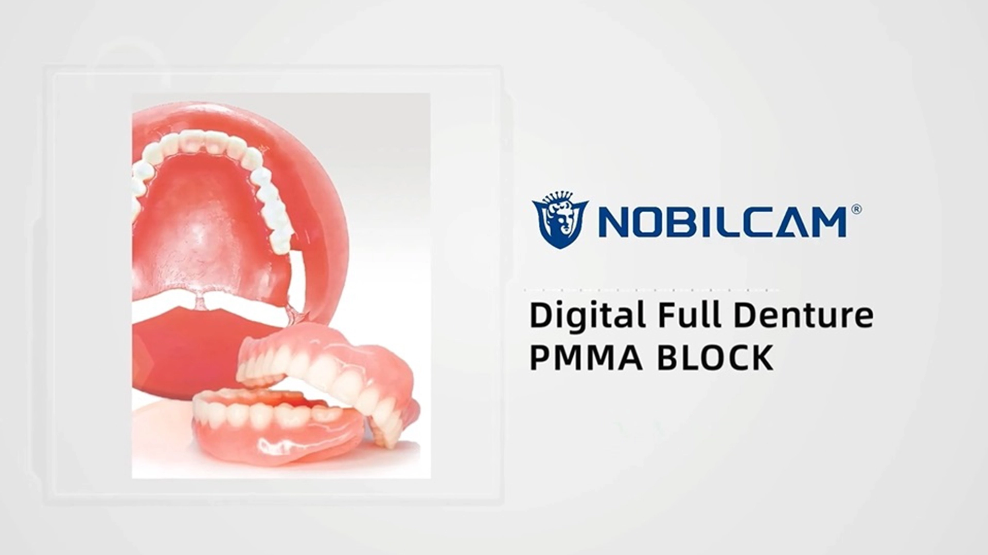 NOBILCAM طقم أسنان كامل الرقمية كتلة PMMA